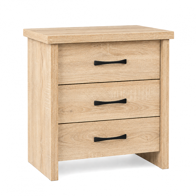 ΚΟΜΟΔΙΝΟ WOOD4 3Σ 48X37X53 ΛΑΤΤΕ